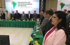 ligia se reune no acre pelo controle das fronteiras 1 270x175 - Vice-governadora participa de Encontro de Governadores pela Segurança e Controle das Fronteiras