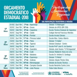 Calendário ODE 2018