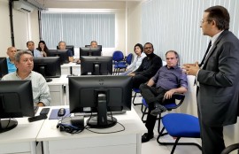 Foto abertura do treinamento do E Fisco 1 ok 270x174 - Receita inicia qualificação dos servidores das cinco gerências regionais