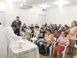 A celebração religiosa foi a última atividade da Semana 270x202 - Maternidade de Patos encerra atividades da Semana da Enfermagem com celebração eucarística