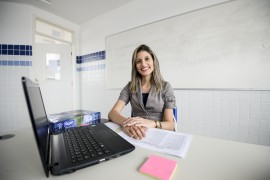 DiegoNóbrega Se liga no ENEM PB 18 ENTREVISTADA PROF NATÁLIA 270x180 - Lançamento do #SeLigaNoEnemPB reúne 600 alunos de escolas estaduais da Grande João Pessoa