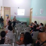 Palestra realizada com mulheres de Santa Luizia