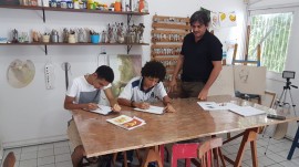 Visita a atelier de desenho_aula desenho