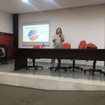 A médica oncologista, Nayarah Castro, tambe´m falou no evento