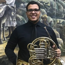 adriano lima trompista 270x270 - Orquestra Sinfônica Jovem da Paraíba apresenta concerto com estreia mundial de música sobre mulheres de Caymmi