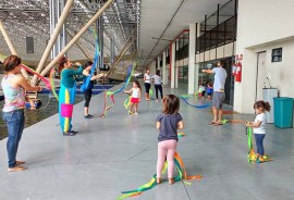 oficina circo baby 270x184 - Curso de Circo da Funesc encerra temporada 2018 com apresentações das turmas de crianças