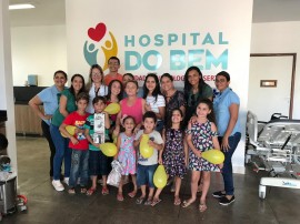 Funcionários do Hopital do Bem prepararam a surpresa 270x202 - Paciente interna do Hospital do Bem comemora aniversário surpresa do filho e se emociona com a iniciativa de funcionários